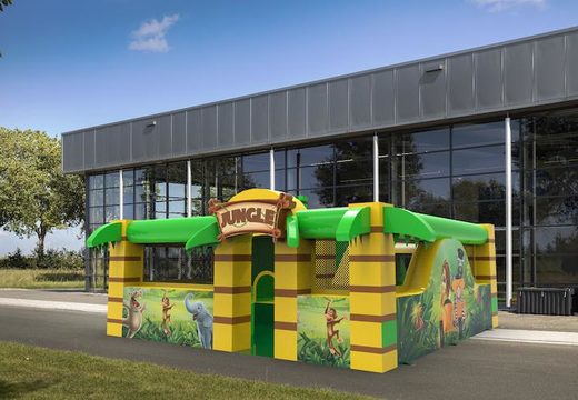 springkussen playpark jungle thema voor kinderen kopen
