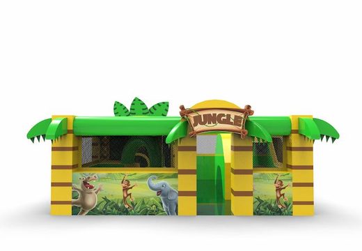springkasteel playpark jungle thema voor kinderen te koop