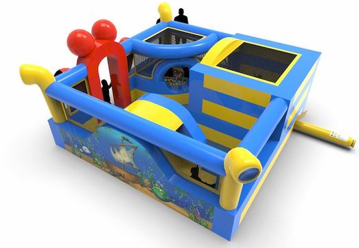 luchtkussen playpark voor kinderen met seaworld thema te koop