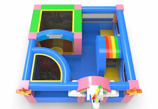 springkussen playpark in unicorn thema voor kinderen te koop