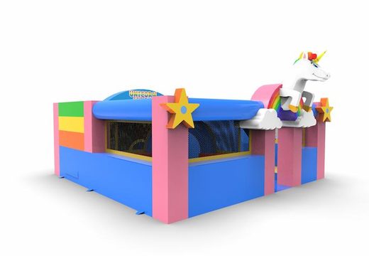 springkasteel playpark in unicorn thema voor kinderen bestellen