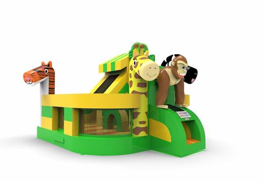 springkasteel funcity jungle thema voor kinderen bestellen