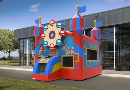 Order an 2,5D jumper inflatable bounce house in theme carnival games. Buy manufactured bouncers online at JB Inflatables America