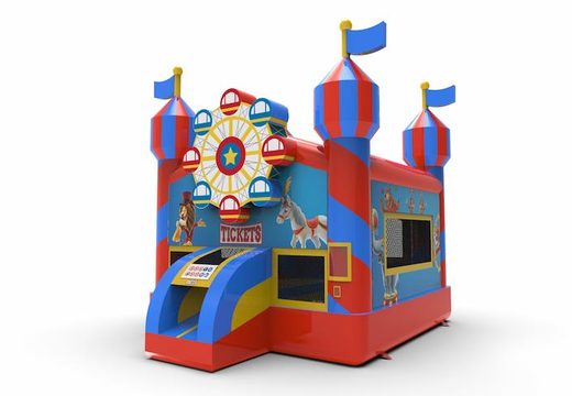 Buy an inflatable 2,5D jumper carnival games themed bounce house for both young and old. Order inflatable wholesale bounce houses online at JB Inflatables America