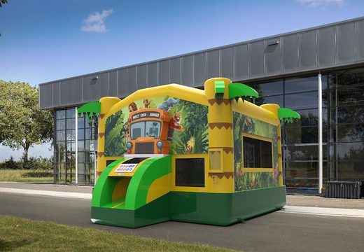 Order an inflatable 2,5D jumper bounce house in theme jungle for both young and old. Buy inflatable bouncy castles online at JB Inflatables America, professional in inflatables making