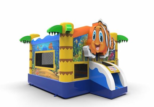 Order unique inflatable jumper 2,5D bounce house in seaworld theme for both young and old. Order inflatable moonwalks online at JB Inflatables America