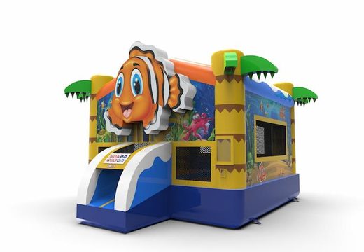 Buy an inflatable jumper 2,5D bounce house in the theme seaworld for both young and old. Order inflatable commercial bounce houses online at JB Inflatables America