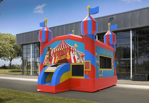 Order an inflatable 13ft jumper basic inflatable bounce house in theme carnival. Buy manufactured bouncers online at JB Inflatables America