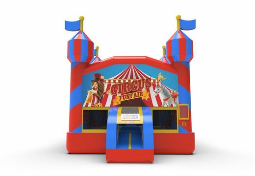 Buy inflatable unique 13ft jumper basic bounce house in theme carnival for both young and old. Order inflatable bouncy castles online at JB Inflatables America