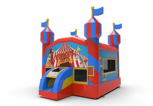 An inflatable 13ft jumper basic carnival themed bounce house for both young and old for sale. Order inflatable wholesale bounce houses online at JB Inflatables America