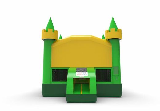 An inflatable 13ft jumper basic bounce house in theme marble in colors green-yellow for both young and old for sale. Buy inflatable bounce houses online at JB Inflatables America