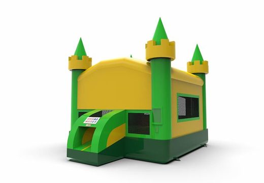 Buy wholesale 13ft jumper basic inflatable bounce house in marble theme in colors green-yellow for both young and old. Order inflatable bounce castles online at JB Inflatables America