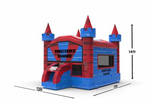 Order a manufactured 13ft jumper basic bounce house in marble colors A theme for both young and old. Buy inflatable bounce houses online at JB Inflatables America