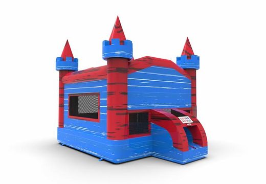 Buy an inflatable 13ft jumper basic bounce house in marble theme in colors blue and red for both young and old. Order inflatable moonwalks online at JB Inflatables America