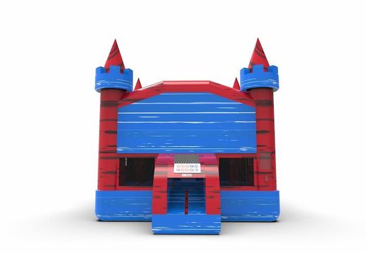 Buy 13ft jumper basic inflatable bounce house in theme marble in colors blue and red for both young and old. Order wholesales online at JB Inflatables America
