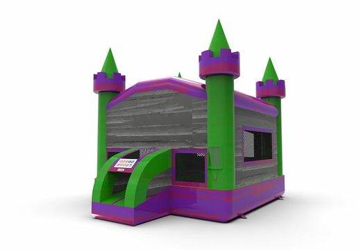 Order unique wholesale 13ft jumper basic bounce house in marble theme in colors purple, gray and green theme for both young and old. Buy inflatable bounce houses online at JB Inflatables America