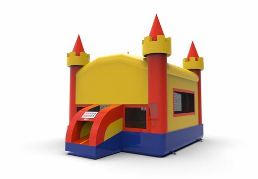 Order a 13ft jumper basic inflatable bounce house in marble in colors red-yellow-blue theme for both young and old. Buy inflatable bouncers online at JB Inflatables America, professional in inflatables making.