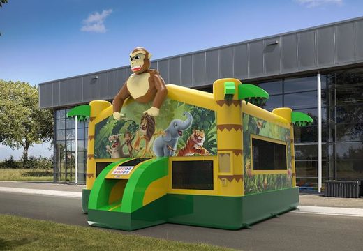 Order an inflatable 15ft jumper basic bounce house in theme jungle for both young and old. Buy inflatable bouncy castles online at JB Inflatables America, professional in inflatables making