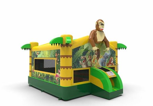 Order unique inflatable 15ft jumper basic bounce house in jungle theme for both young and old. Buy inflatable moonwalks online at JB Inflatables America
