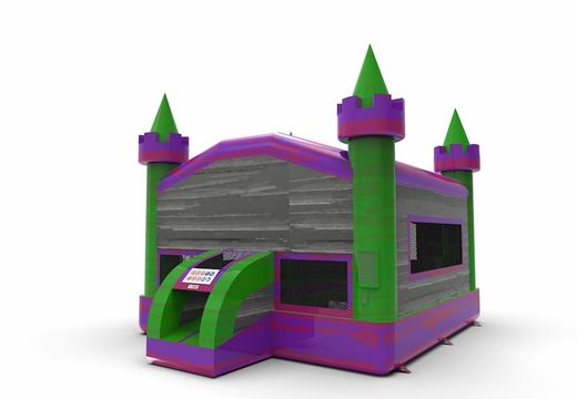 Order unique inflatable wholesale 15ft jumper basic bounce house in marble theme in colors purple, gray and green theme for both young and old. Buy inflatable bounce houses online at JB Inflatables America