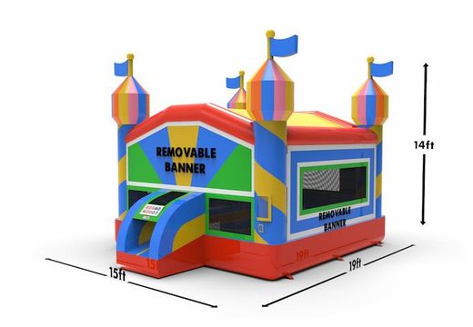 Order unique 15ft jumper basic inflatable bounce house in theme party for both young and old. Buy inflatable wholesale bounce houses online at JB Inflatables America