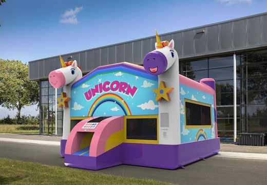 Order a unique inflatable 15ft jumper basic bounce house in a unicorn theme for both young and old. Buy inflatable bounce houses online at JB Inflatables America