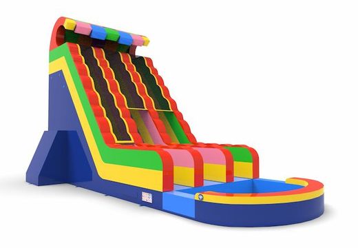 Buy an inflatable waterslide D22 in all colors for various occasions. Order wholesale inflatable waterslides online at JB Inflatables America