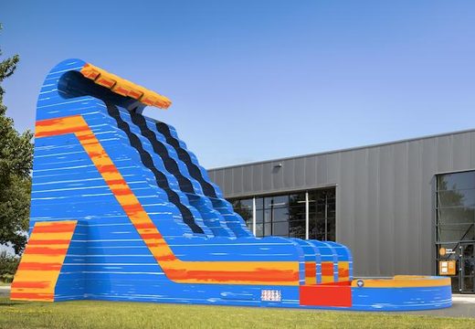 Inflatable waterslide D22 in theme waterfall for both young and old for sale. Buy inflatable reclame waterslides online at JB Inflatables America