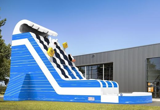 Unique inflatable waterslide D22 in theme winter edition for both young and old for sale. Buy inflatable reclame waterslides online at JB Inflatables America