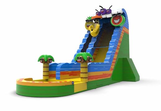 Get an inflatable waterslide S22 in theme caribbean for both young and old. Order inflatable waterslides online at JB Inflatables America