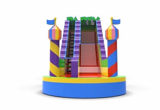 Order an inflatable waterslide S22 in party theme for both young and old. Inflatable commercial waterslides online for sale at JB Inflatables America