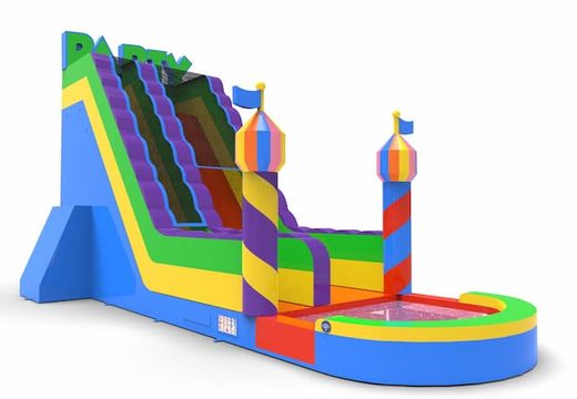 Order unique inflatable waterslide S22 in theme party for both young and old. Buy inflatable reclame waterslides online at JB Inflatables America