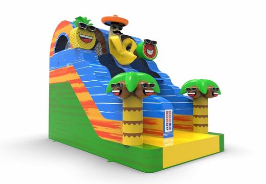 Buy an inflatable dryslide S12 in caribbean theme for both young and old. Order inflatable commercial dryslides online at JB Inflatables America