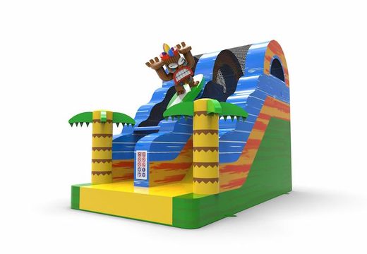 Buy an inflatable dryslide S12 in theme Hawaii for both young and old. Order inflatable manufactured dryslides online at JB Inflatables America