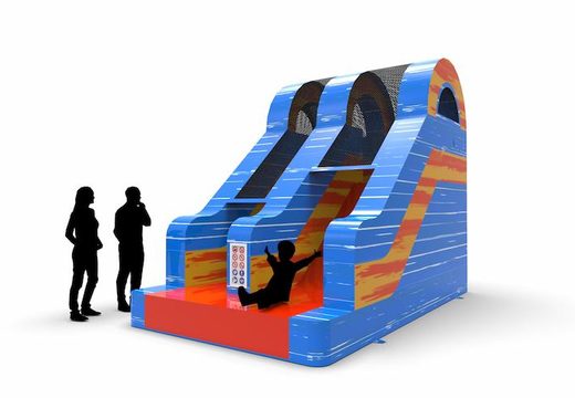 An inflatable dryslide S12 in theme waterfall for both young and old for sale. Order inflatable dryslides online at JB Inflatables America