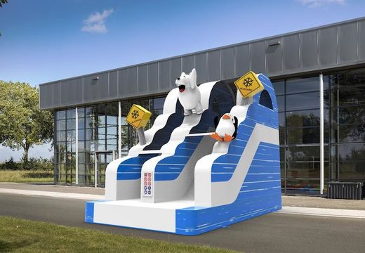 Unique inflatable dryslide S12 in theme winter edition for both young and old for sale. Buy inflatable reclame dryslides online at JB Inflatables America