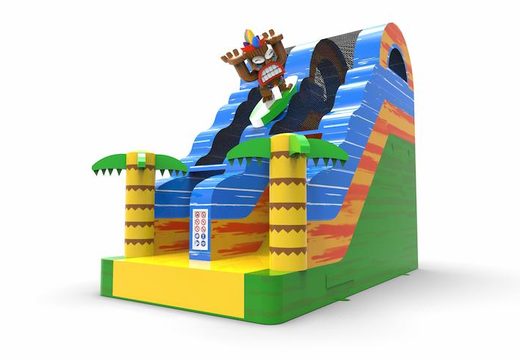 Order unique inflatable dryslide S15 in theme Hawaii for both young and old. Buy inflatable reclame dryslides online at JB Inflatables America