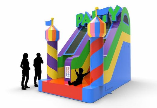 Buy an inflatable dryslide S15 in party theme for various occasions. Order wholesale inflatable dryslides online at JB Inflatables America