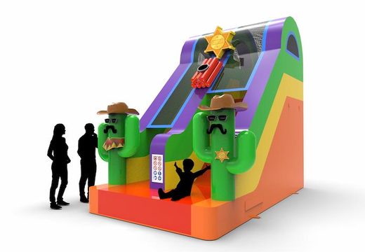 Order unique inflatable dryslide S15 in theme Texas for both young and old. Buy inflatable reclame dryslides online at JB Inflatables America
