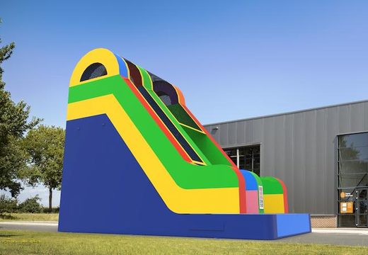 Order an inflatable dryslide S18 in all colors for both young and old. Inflatable commercial dryslides online for sale at JB Inflatables America