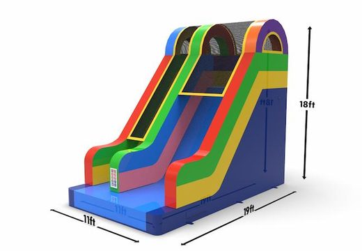 An inflatable dryslide S18 in all colors for both young and old for sale. Buy inflatable dryslides online at JB Inflatables America