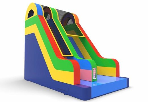 Buy an inflatable dryslide S18 in all colors for both young and old. Order inflatable commercial dryslides online at JB Inflatables America