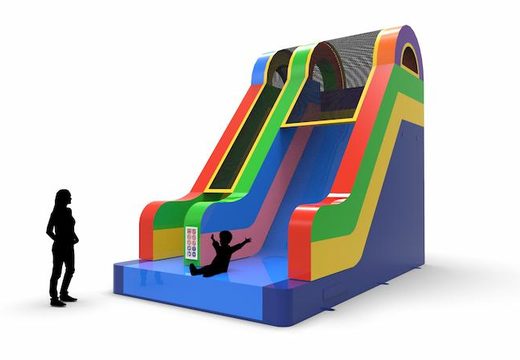 Get an inflatable dryslide S18 in all colors for both young and old. Order inflatable manufactured dryslides online at JB Inflatables America