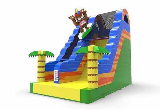 Order unique inflatable dryslide S18 in theme Hawaii for both young and old. Buy inflatable reclame dryslides online at JB Inflatables America