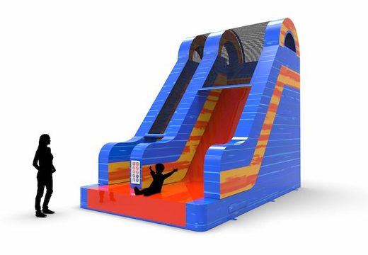 An inflatable dryslide S18 in theme waterfall for both young and old for sale. Order inflatable dryslides online at JB Inflatables America