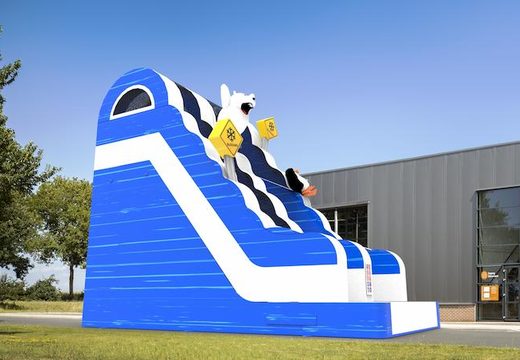 Order an inflatable dryslide S18 in winter edition theme for both young and old. Inflatable commercial dryslides online for sale at JB Inflatables America