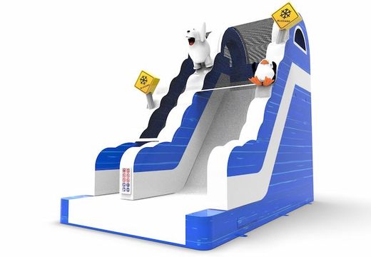 Inflatable dryslide S18 in theme winter edition for both young and old for sale. Buy inflatable reclame dryslides online at JB Inflatables America