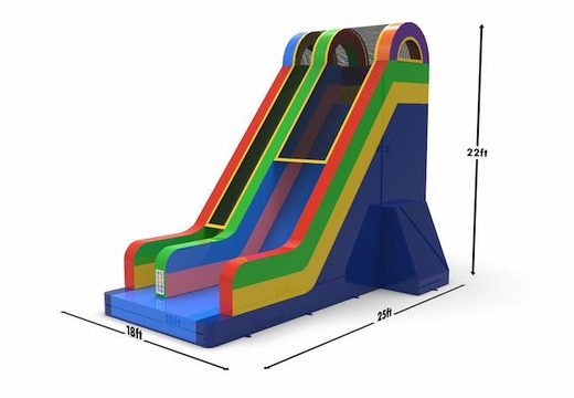 Buy an inflatable dryslide S22 in all colors for both young and old. Order inflatable commercial dryslides online at JB Inflatables America