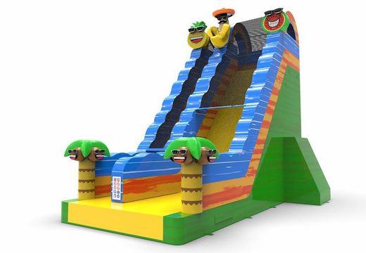 Get an inflatable dryslide S22 in theme caribbean for both young and old. Order inflatable dryslides online at JB Inflatables America