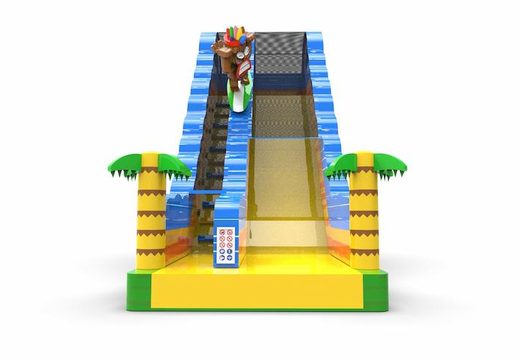 Get an inflatable dryslide S22 in theme Hawaii for both young and old. Order inflatable dryslides online at JB Inflatables America
